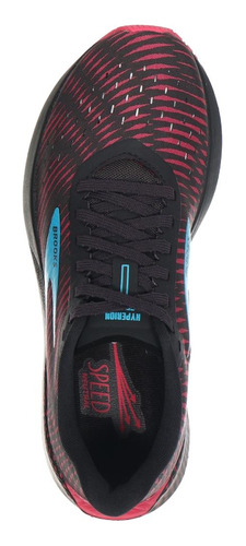 Tenis Brooks Hyperion Tempo Mujer Coral Entrenamiento