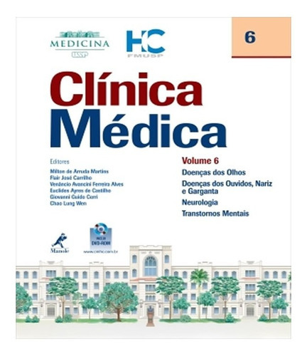 Clinica Medica   Vol 06: Clinica Medica   Vol 06, De Vários Autores. Editora Manole - Saude, Capa Mole, Edição 1 Em Português