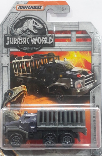 Transportador Equipado #jurassic World Matchbox