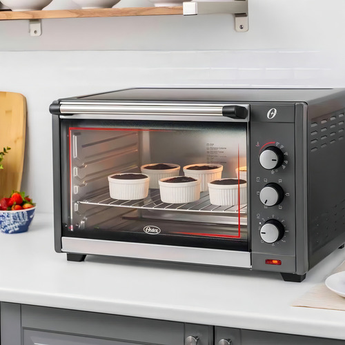 Horno Tostador Oster 45 Ltrs Tssttv0045 Gris Color Negro/gra Negro/grafito