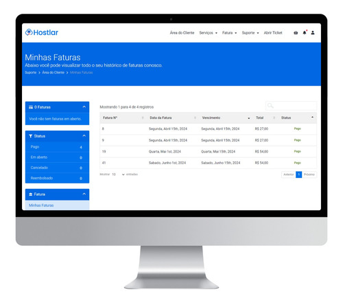 Template Hostlar Para Whmcs + Brinde