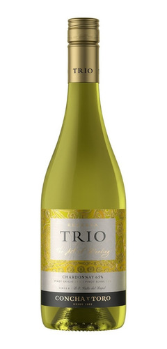 Trio Vino Blanco Chardonnay, Pinot Grigio, Pinot Blanc 750 M