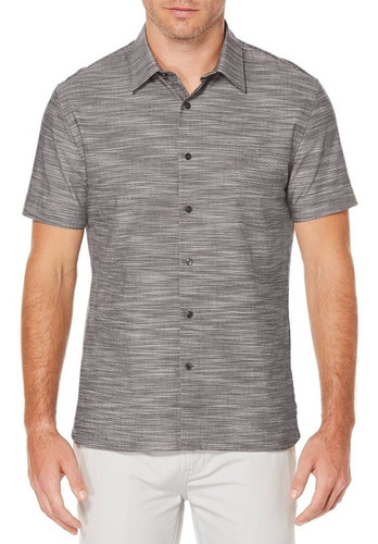 Camisa Perry Ellis Texturizada Original Manga Corta