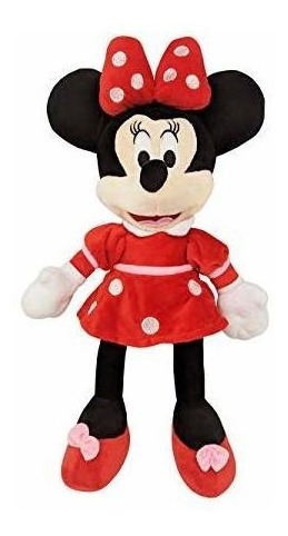 El Mejor Juguete De Peluche De Minnie Mouse En Vestido Rojo 
