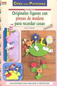 Libro Originales Figuras Con Pinzas De Madera Para Record...