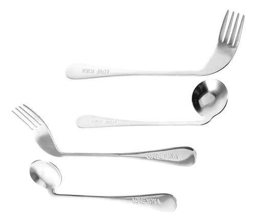 Nuevo Colher De Cotovelo, Garfo, Deficiente, Alimentação