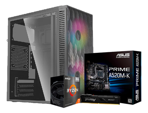 Pc Gamer Ryzen 7 5700g 32gb Ssd M.2 2tb Wifi Msi