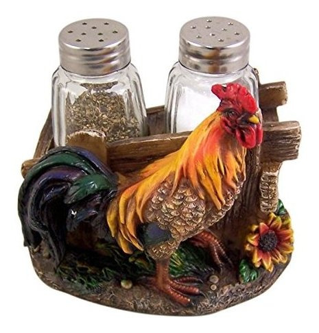 Agitadores De Sal Y Pimienta Shaker Shaker De Farm Rooster I