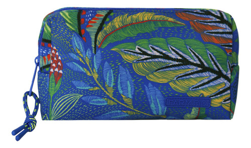 Maxi Necessaire Farm Ora Bolas Tapete De Tucano Cor Azul