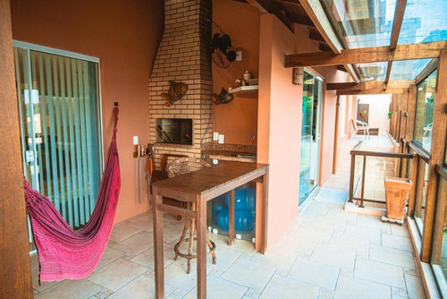 Casa Para Venda Com Vista Para O Mar! São 330 M² Com 5 Dorm, 2 Suítes, Escritório E 4 Vagas! Bairro Bom Abrigo, Florianópolis, Sc. - Ca00058 - 68296385