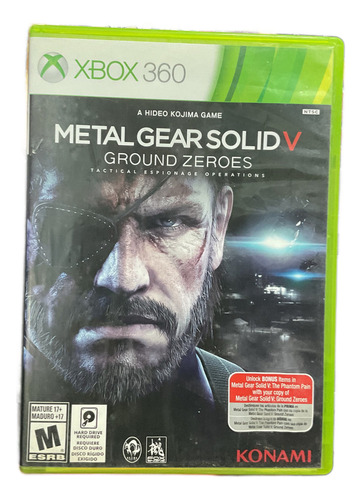 Metal Gear Solid V Ground Zeroes Xbox 360 Fisico (Reacondicionado)