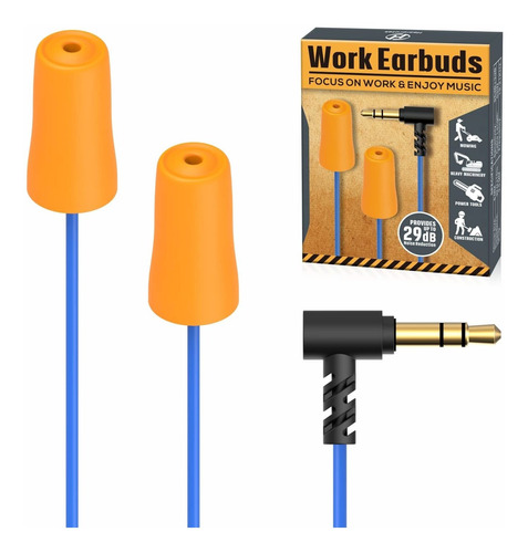 Earplug Headphon For Work Safety Foam Earbuds That Look