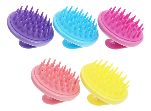 Cepillo De Silicona Para Champú Head Scalp Scrubber Para Bañ