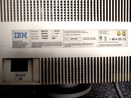 Monitor Ibm G40 Canada Modelo 6542-105 Retro 14 Caba (Usado)