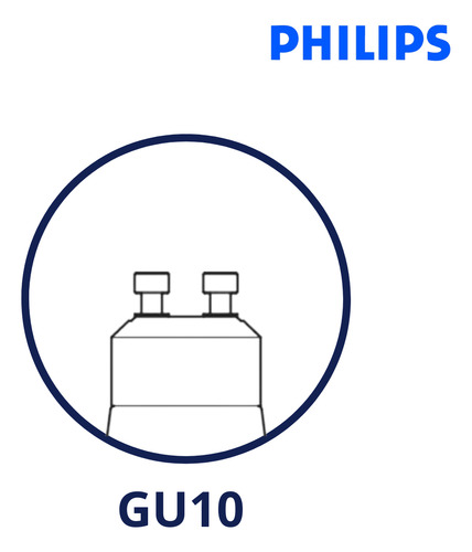 Lampada Dicroica Halopar 16 35w 3000k Gu10 Philips