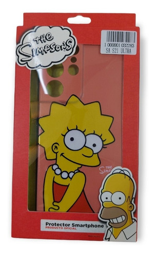 Carcasa Samsung Galaxy S21 Ultra Diseño Oficial Los Simpsons