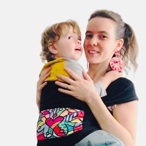 Fular Portabebe Con Bolsillo De Diseño Ergonómico 5 Metros