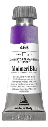 Aquarela Maimeri Blu Tubo Gr.1 463 Perm Violet Blue 12ml