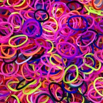 Comprar 1000 Elásticos Borrachinhas Para Penteado Pet Banho E Tosa Cor Sortido Elásticos Coloridos