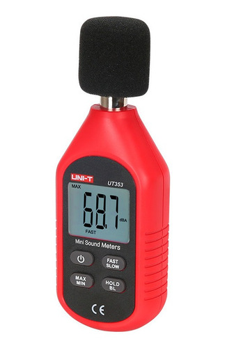 Sonometro Tester Medidor Digital De Ruido Uni-t Ut353bt