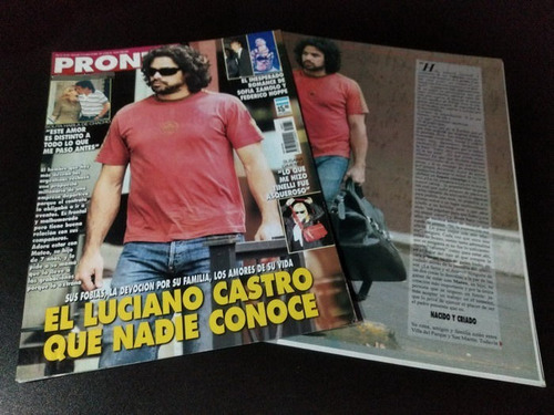 Luciano Castro * Tapa Y Nota Revista Pronto 667 * 2009