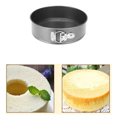 Molde Torta Moldes Queque Desmontables Mini Redondo 20 Cm