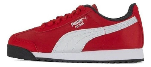 Tenis Puma Roma Basic Jr Summer Hig Risk Red