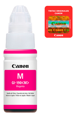 Botella De Tinta Canon Magenta Gi-190 M 70ml - Sportpolis