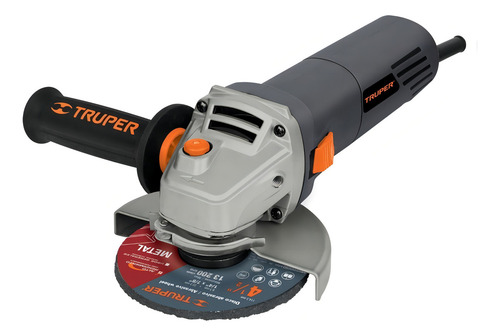 Esmeriladora Angular ESMA-4-1/2N3 Truper Industrial 17938 850W Color Gris Oscuro Frecuencia 60hz