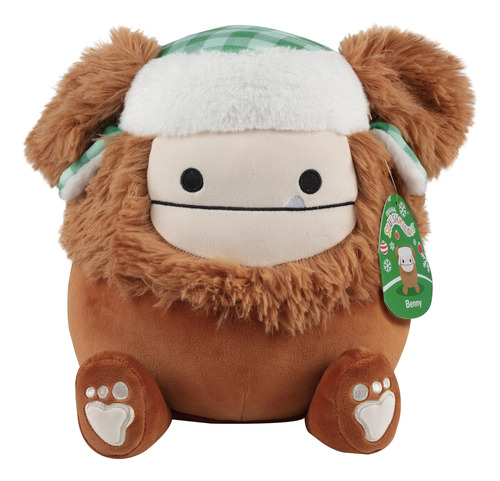 Peluche Navideno De Benny The Bigfoot De 10 Pulgadas De Squi