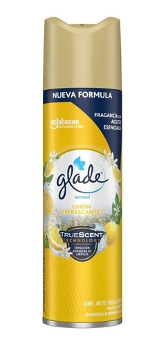 Imagen 1 de 1 de Desodorante Ambiente Glade Limón Refrescante X 360 Cc.
