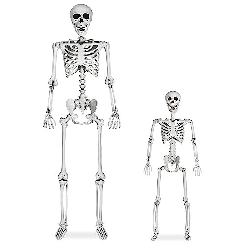 Esqueleto De Halloween Tamaño Real, Paquete De 2