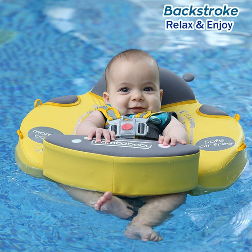 Flotador Entrenador De Piscina Para Bebé Con Toldo Upf 50