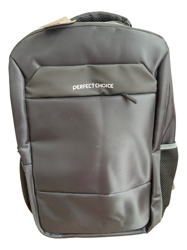 Mochila Para Laptop 15.6 Perfect Choice Negro Liso