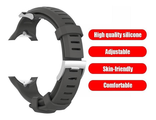 Hebilla De Correa De Muñeca De Silicona Para Suunto D6