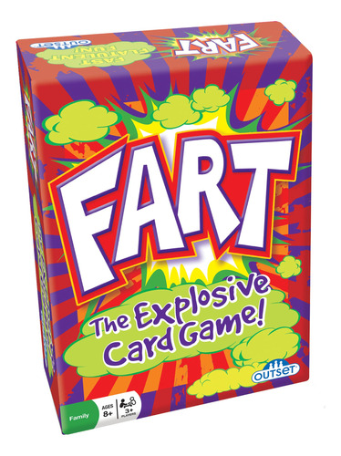 Fart - Juego De Cartas The Explosive, Fácil De Aprender, D.