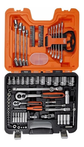 Imagen 1 de 8 de Caja Herramientas Bahco Llave Tubo +acc 91pz S910a 1/4 1/2''