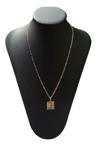 Imagem 8 de 10 de Corrente Masculina Folheada A Ouro 18k 60 Cm E Pingente