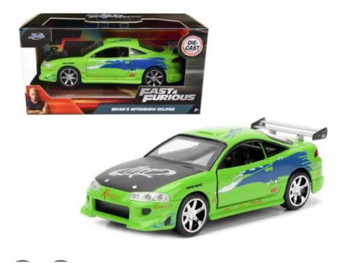 Mitsubishi Eclipse Rápidos Y Furiosos Jada Verde Lima