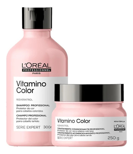  Kit Loreal Vitamino Color Resveratrol Shampoo+mascara