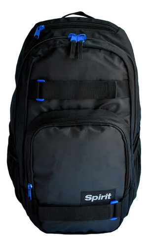 Mochila Spirit Trucker (porta Skate) Negro Azul