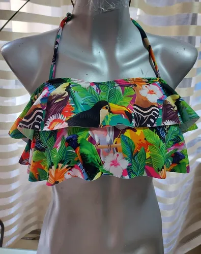 Traje de baño con olanes new arrivals