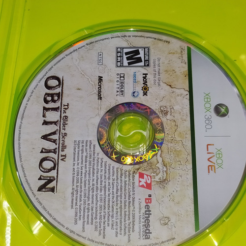 Oblivion Xbox 360 - Longaniza Games (Reacondicionado)