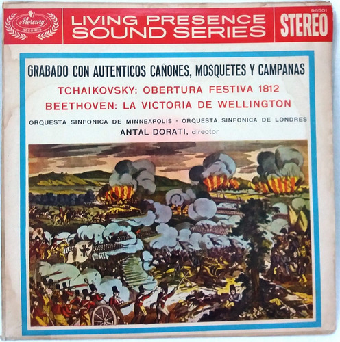 L P Tchaikovsky - Beethoven - Grabado Con Cañones... (Usado)
