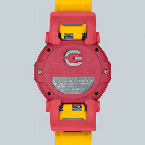 Reloj Casio G-shock Modelo: G-b001mve-9dr Correa Amarillo