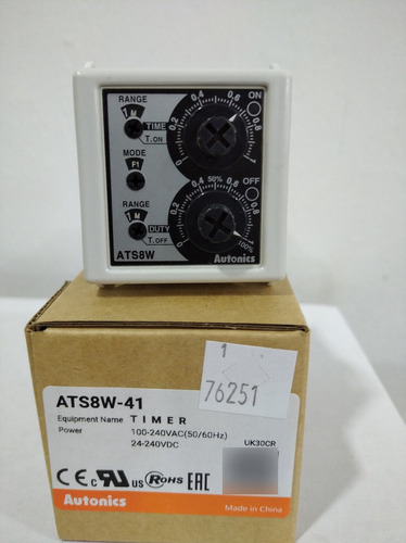 Temporizador Analógico Ats8w-41 Autonics