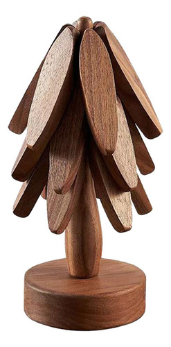 Aplicable A 3 Manteles Individuales De Madera Plegables,