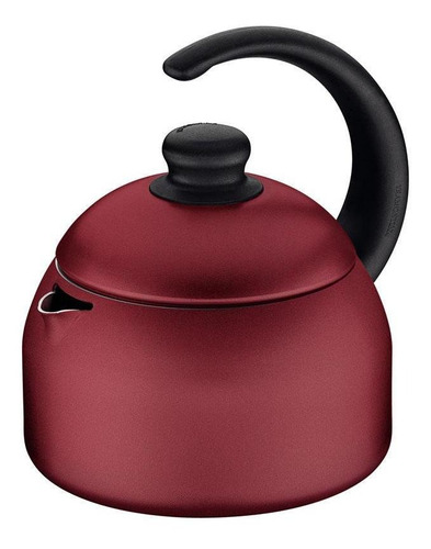 Chaleira Alum. Paris Antiaderente 1,9l Vermelha Tramontina