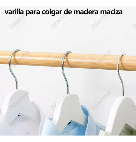 Perchero De Piso Organizador Para Ropa Ganchos Rack Portatil