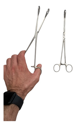 Pinzas Foerster Vasculares 2 Piezas Aesculap 25cm F19 (Usado)